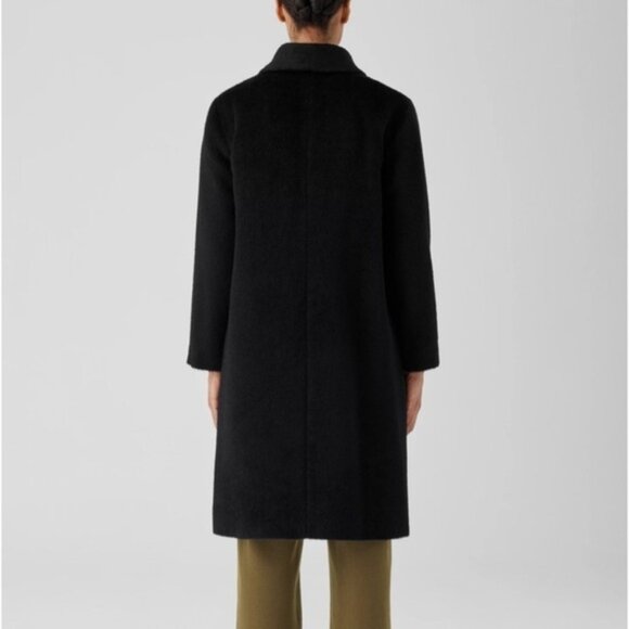 Eileen Fisher Alpaca Luxe Shawl Collar Coat   size XXS - Picture 4 of 16